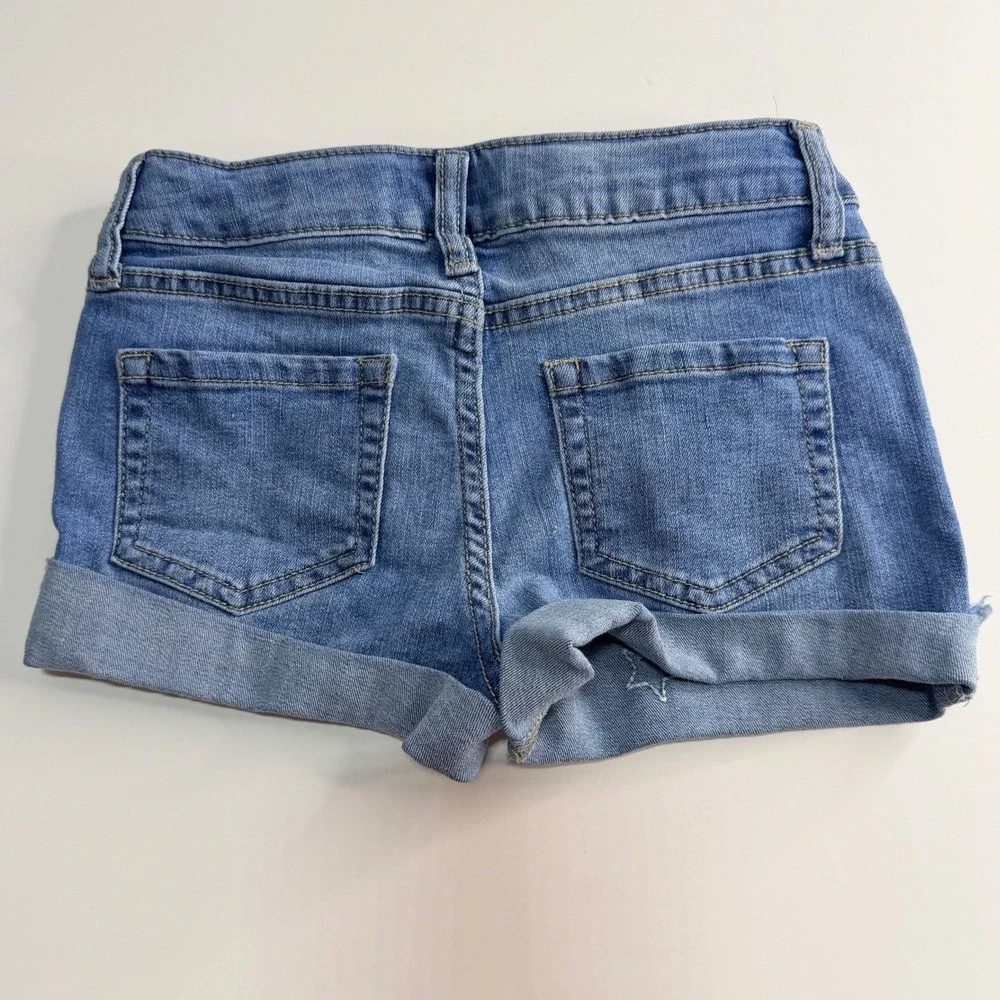 Girls Outfit 8 Justice‎ Swim Tankini Top Cat & Jack Denim Shorts Summer Bundle/4